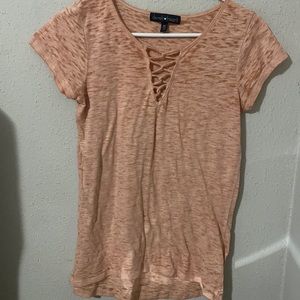 Juniors Light Pink Top